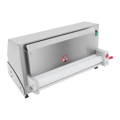 3"-18" Pizza Dough Roller Sheeter Automatic Commercial Pizza Dough Roller Press for Pizzerias, Restaurants, Hotels, Cake Shops, Dessert Shops, Pancake Shops: Electric Pizza Press Shaping Machine, Adjustable Thickness,, Restaurant Equipment