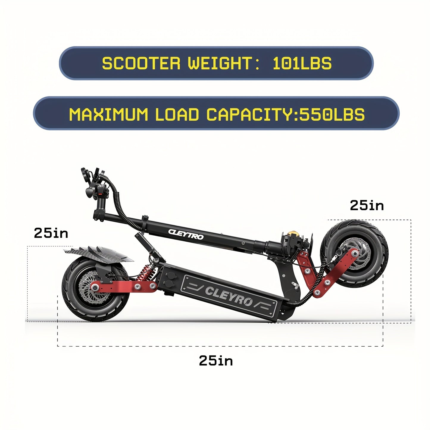 Adult Electric Scooter, High Frequency Brushless Motor, 60V33AH Battery, Maximum Range of 60 Miles, Full Suspension Hydraulic Disc Brakes, Commuter Electric Scooter, 11-Inch Road Tires, with Steering Damper, Foldable