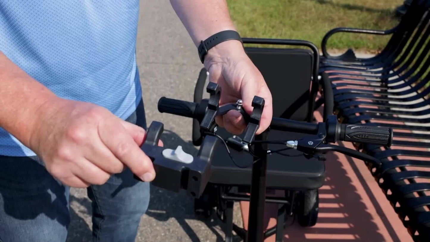Mobility Scooters for Seniors, Dual Front Wheels, Autopilot Cruise Control, Airline Approved, 20 Miles Electric Scooter, 3 Gear Speed, Ultra Lightweight Folding Scooter