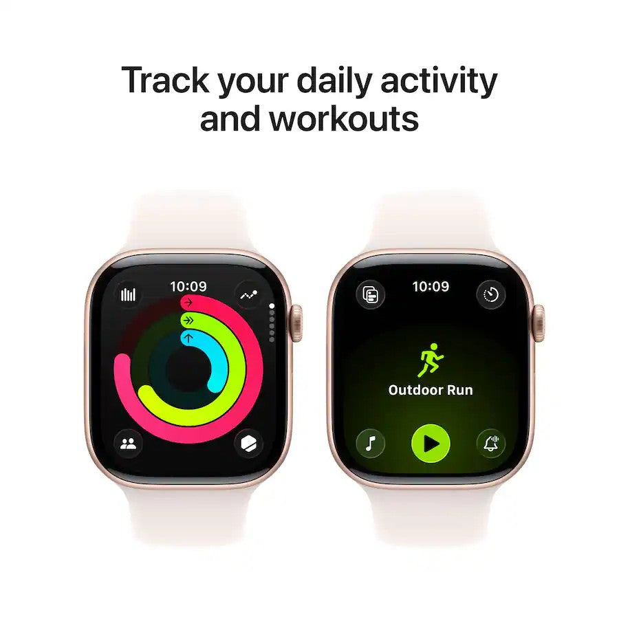 Apple Apple Watch Series 11 (GPS, 46mm, Silver Aluminum, Purple Fog Sport Band, M/L)