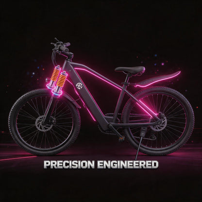 Slim Light Professional Race Mountain Bike 48V 500W Motor 24 Inch Wheels 24H Service High Quality Riding Expert Pedal Assist Top Off Road EBIKE Safe Control.Father'S Day Gifts