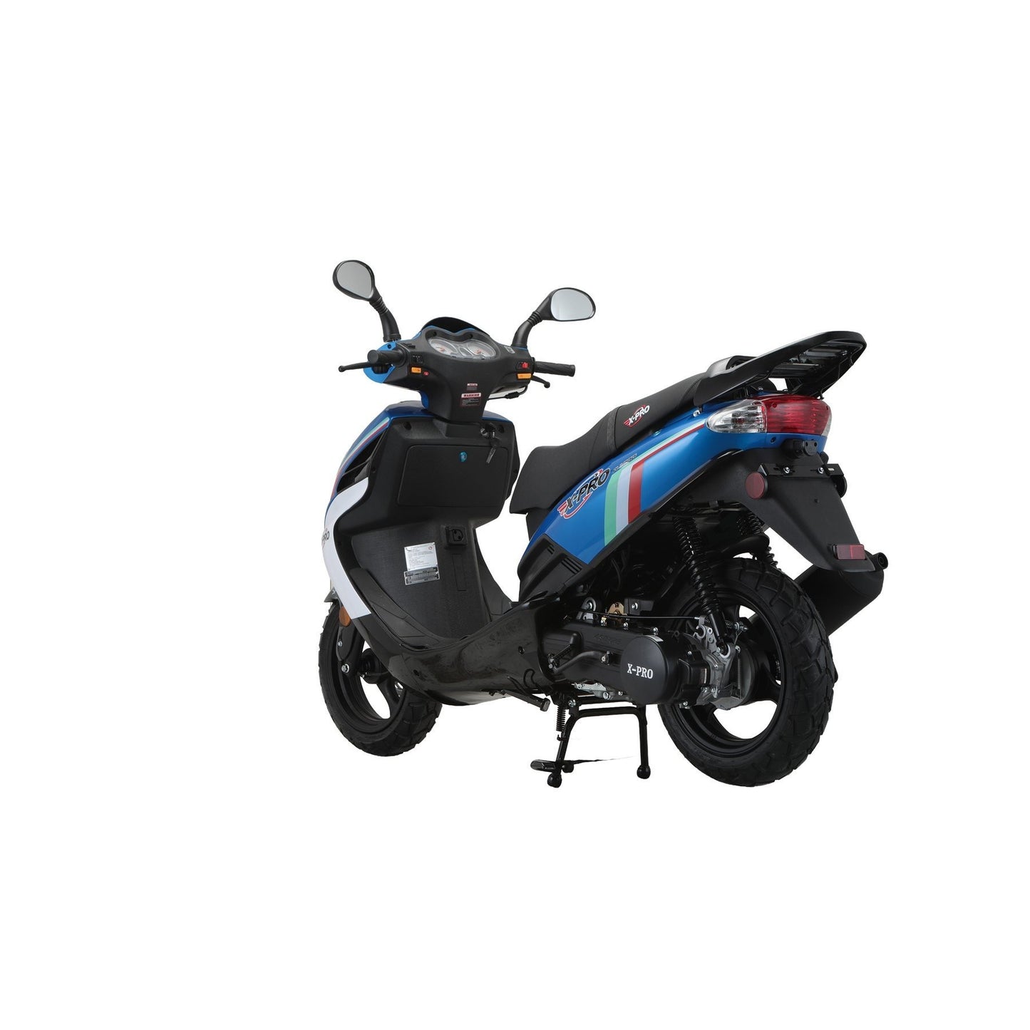 X-PRO Fiji 200 Moped Scooter with 13" Aluminum Wheels! Electric/Kick Start!