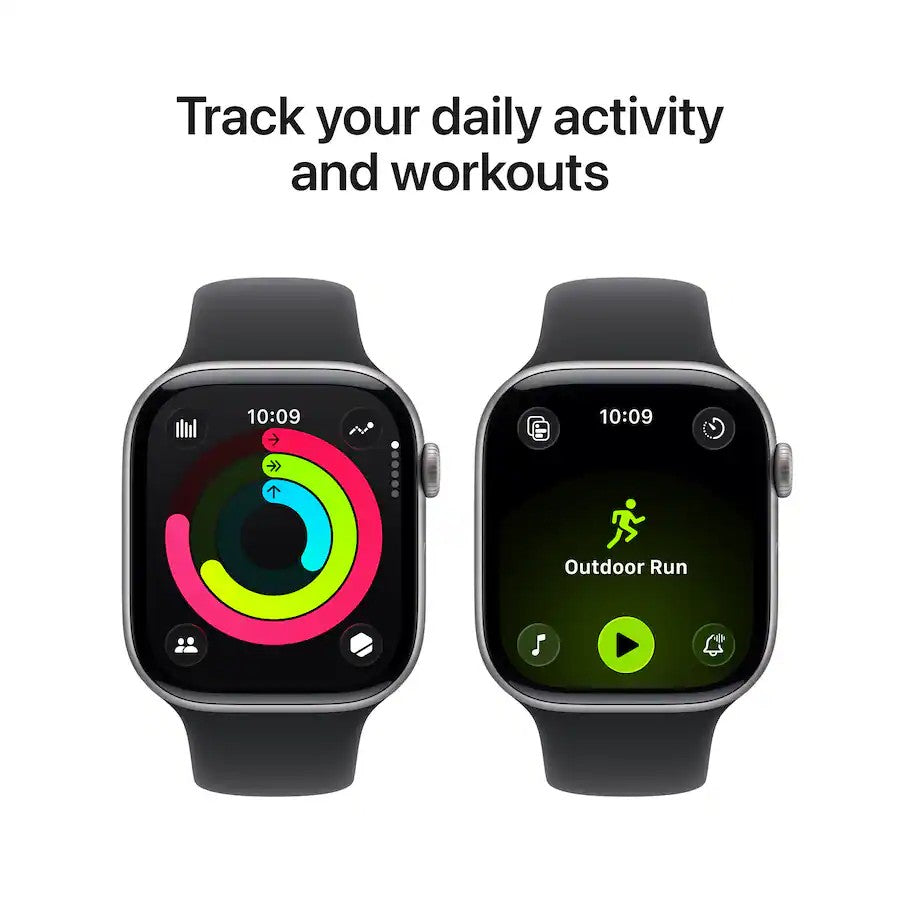 Apple Apple Watch Series 11 (GPS, 46mm, Silver Aluminum, Purple Fog Sport Band, M/L)