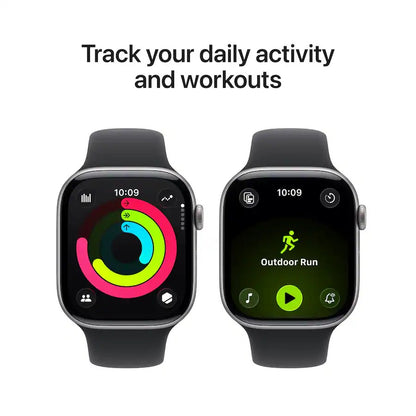 Apple Apple Watch Series 11 (GPS, 46mm, Silver Aluminum, Purple Fog Sport Band, M/L)