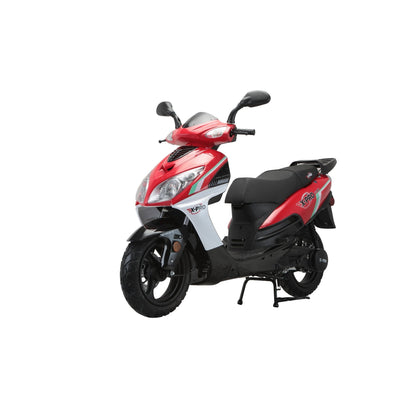 X-PRO Fiji 200 Moped Scooter with 13" Aluminum Wheels! Electric/Kick Start!