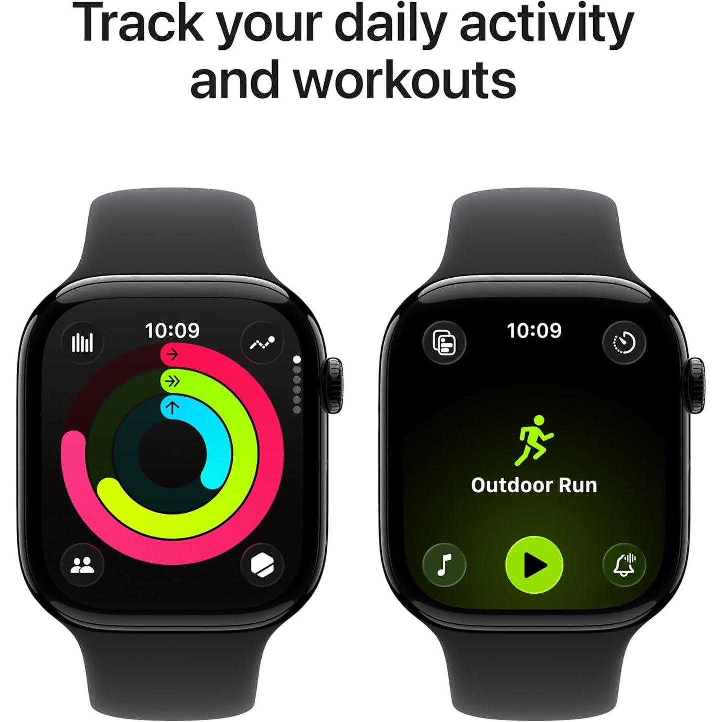 Apple Apple Watch Series 11 (GPS, 46mm, Silver Aluminum, Purple Fog Sport Band, M/L)