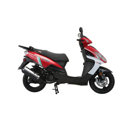 X-PRO Fiji 200 Moped Scooter with 13" Aluminum Wheels! Electric/Kick Start!