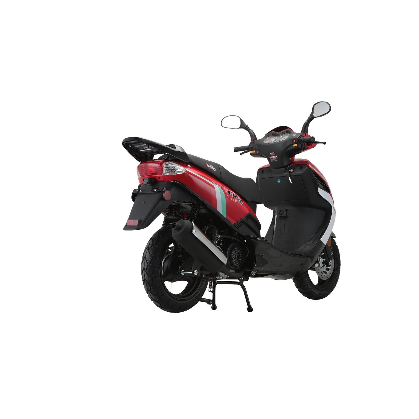 X-PRO Fiji 200 Moped Scooter with 13" Aluminum Wheels! Electric/Kick Start!