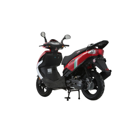 X-PRO Fiji 200 Moped Scooter with 13" Aluminum Wheels! Electric/Kick Start!