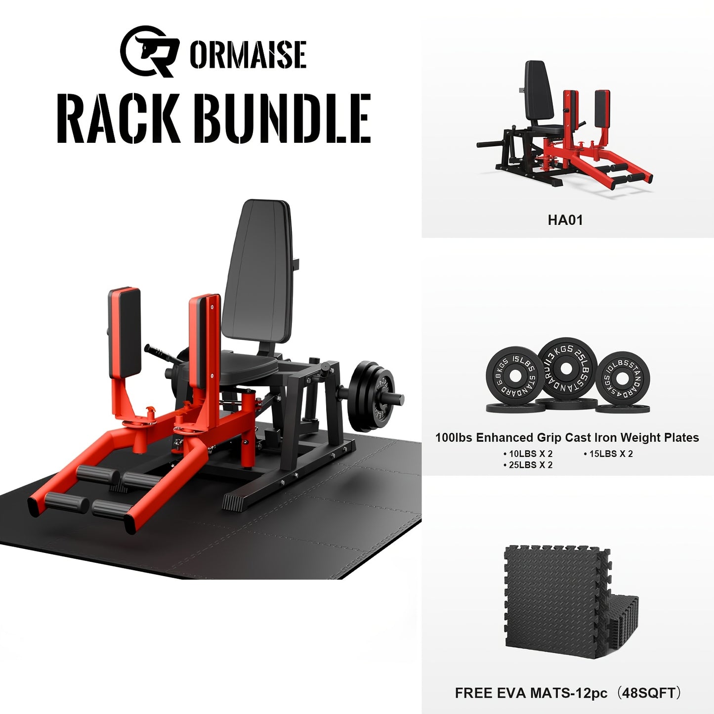 Hip Abductor Machine, Plate-Loaded Inner And Outer Machine, Hip Trainer, Hip Thrusters for Home Gym
