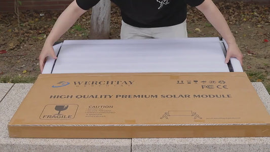 1200W High-efficiency Conversion Monocrystalline Solar Panels, 12pcs Of 100W Solar Panels, 24% High-efficiency Conversion Monocrystalline Technology Solar Panels, Suitable For RVs, Boats, Homes, Rooftops, Camping, Farms, And Other Off-grid Applic
