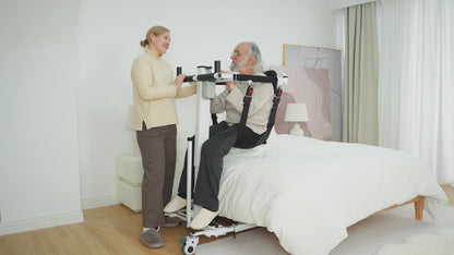 Foldable Electric Transfer Lift, MAIDeSITe Q6 Patient Lift Assist Chair, Seniors Mobility Aid For Home Nursing Car
